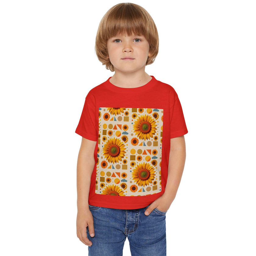 Sunflower Print Toddler T-shirt