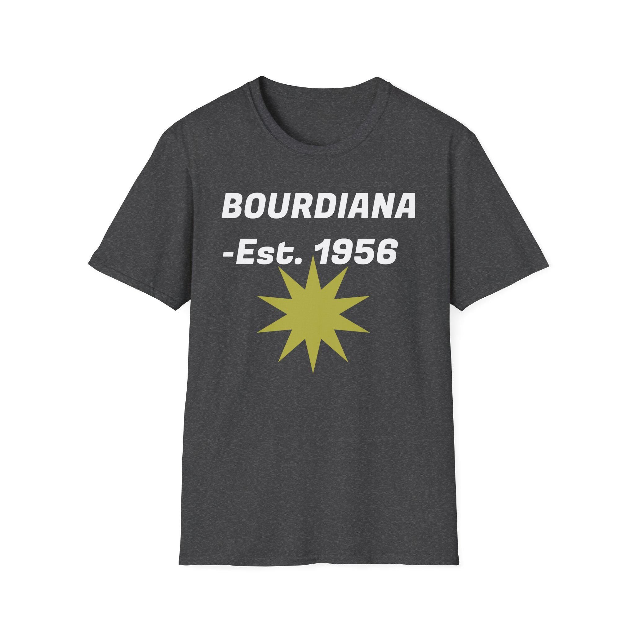 Retro Bourdiana Est. 1956 T-Shirt: Unisex Softstyle Tee