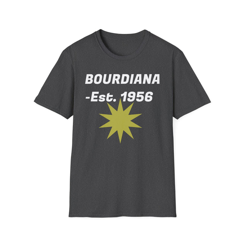 Retro Bourdiana Est. 1956 T-Shirt: Unisex Softstyle Tee