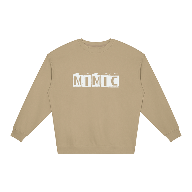 Mimic Drop-Shoulder Long Sleeve Tee — Contrast Panel Streetwear