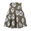 Horse Rider Pattern Skater Skirt — Equestrian Medallion Print