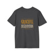 Graceful Degradation T-Shirt — Vintage Gold Gothic Graphic Tee