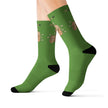 Green Sock Lady Of The Garden Sublimation Socks —
 Occupied