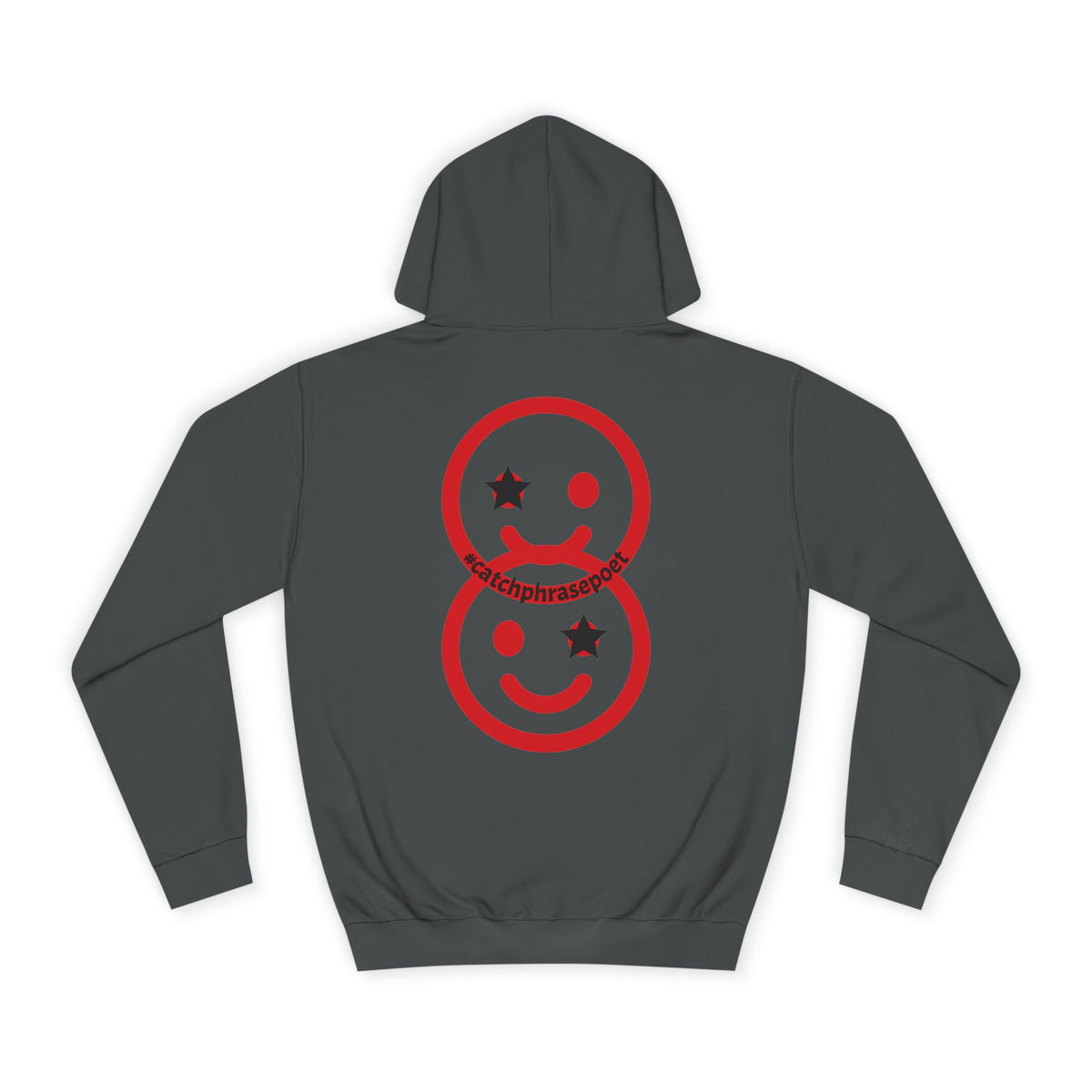 Smiley Duo Hoodie — Playful Star-Eye Graphic Pullover