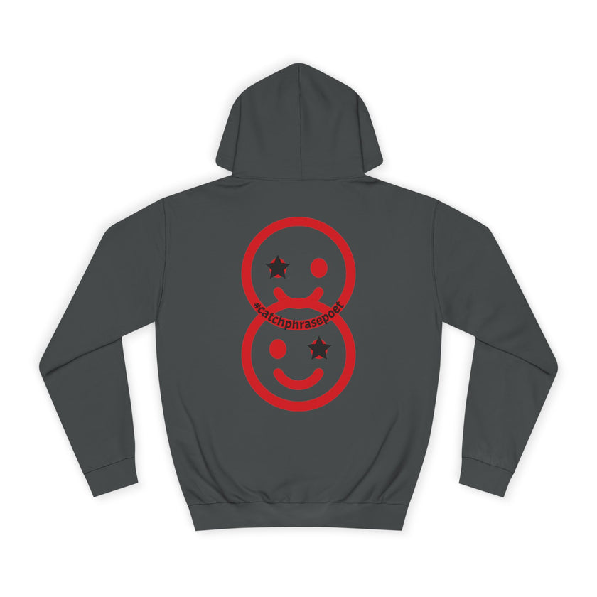 Smiley Duo Hoodie — Playful Star-Eye Graphic Pullover