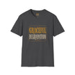 Graceful Degradation T-Shirt — Vintage Gold Gothic Graphic Tee