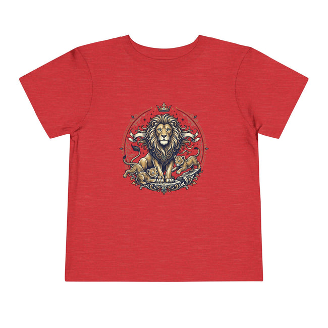 Toddler Tee — Regal Lion Crest Graphic