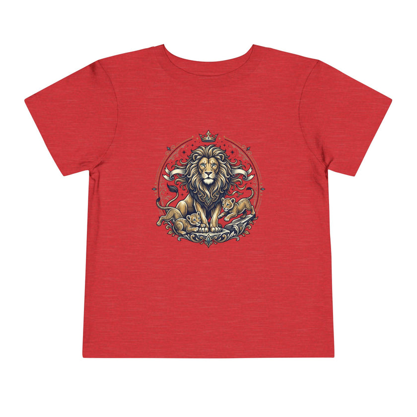 Toddler Tee — Regal Lion Crest Graphic