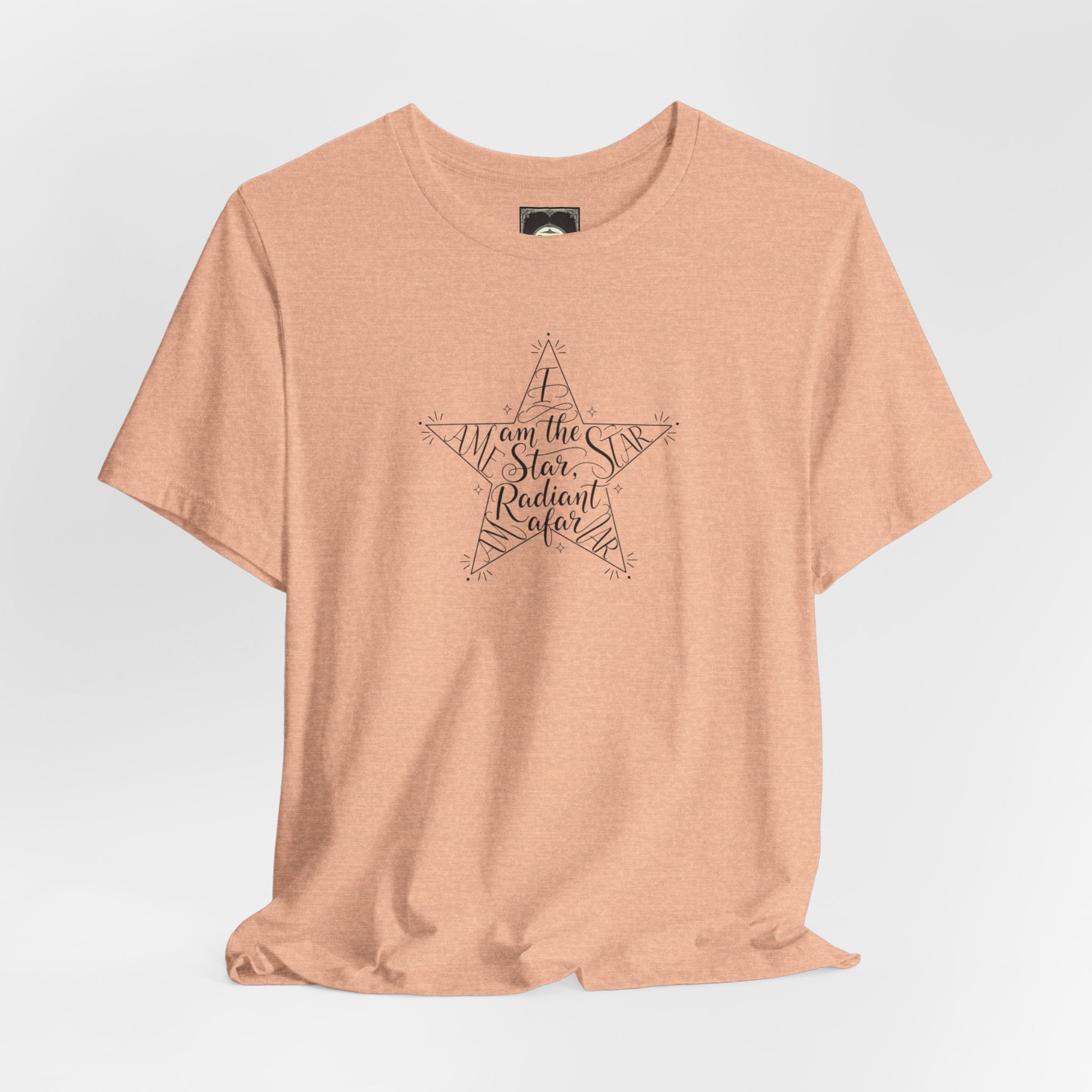 Star Radiant Tee — Inspirational Handwritten Star Graphic T-Shirt