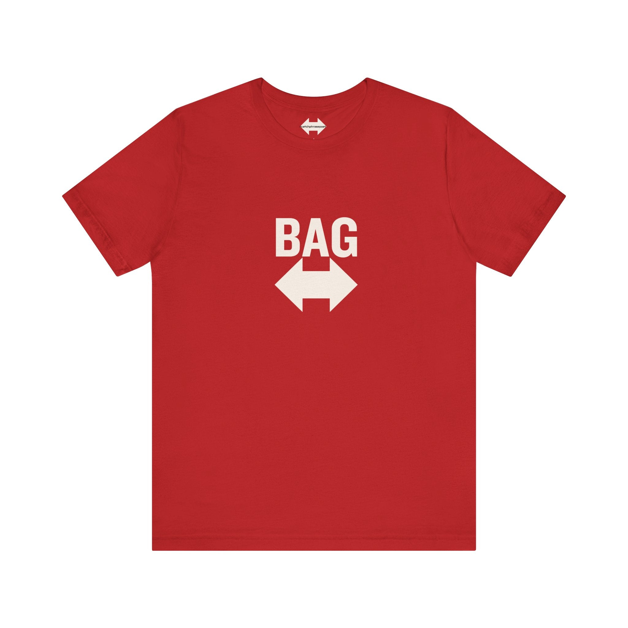 Directional arrow graphic tee — Catch Phrase Poet