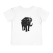 Toddlers' Elephant Tee — Black Silhouette Baby T‑Shirt