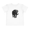 Toddlers' Elephant Tee — Black Silhouette Baby T‑Shirt