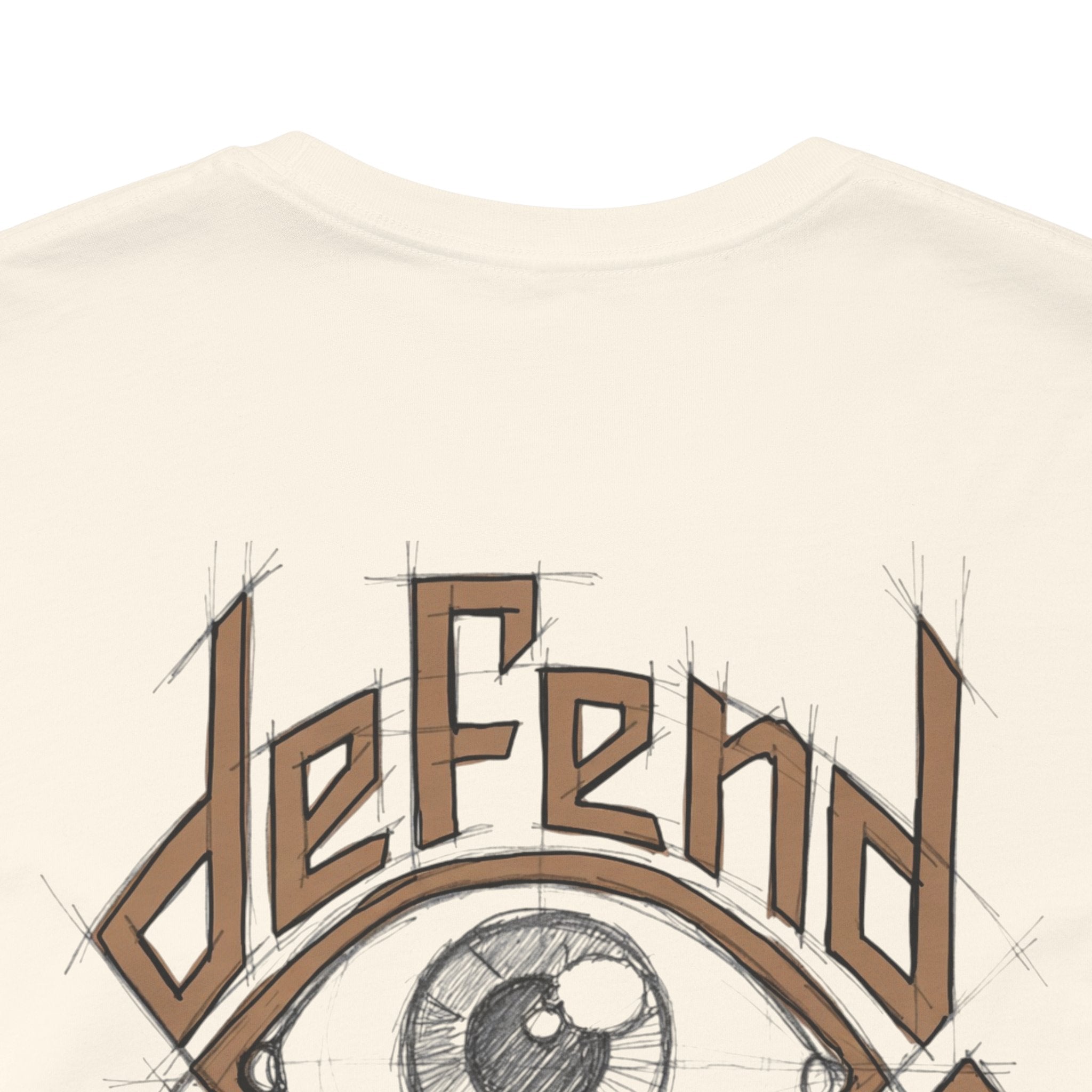 Defend One's Lens Eye Graphic Tee — Vintage-Protective Photography T-Shirt