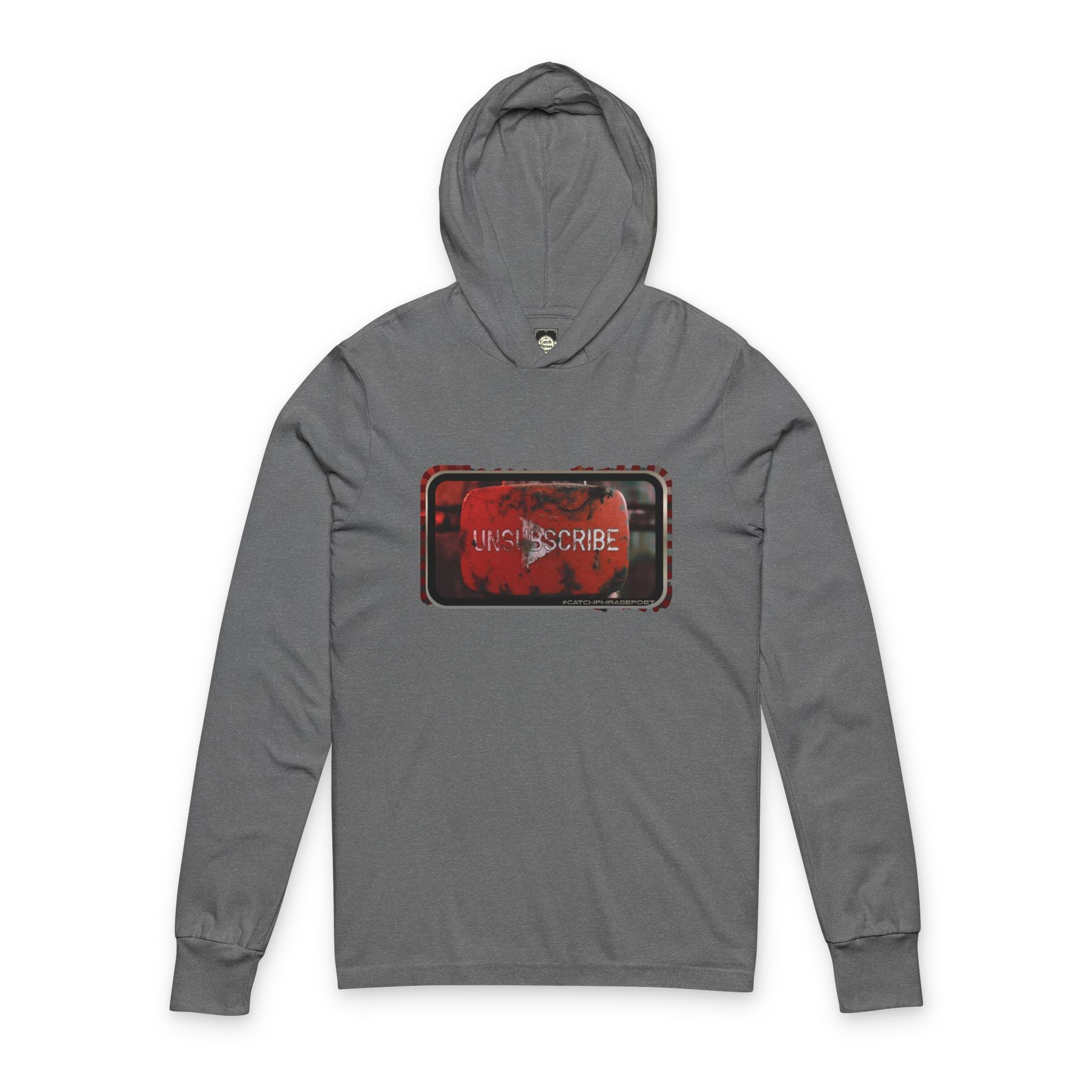 UNSubscribe Button Graphic Put Down The Bloody Device Hoodie | Anti-Screen Humor