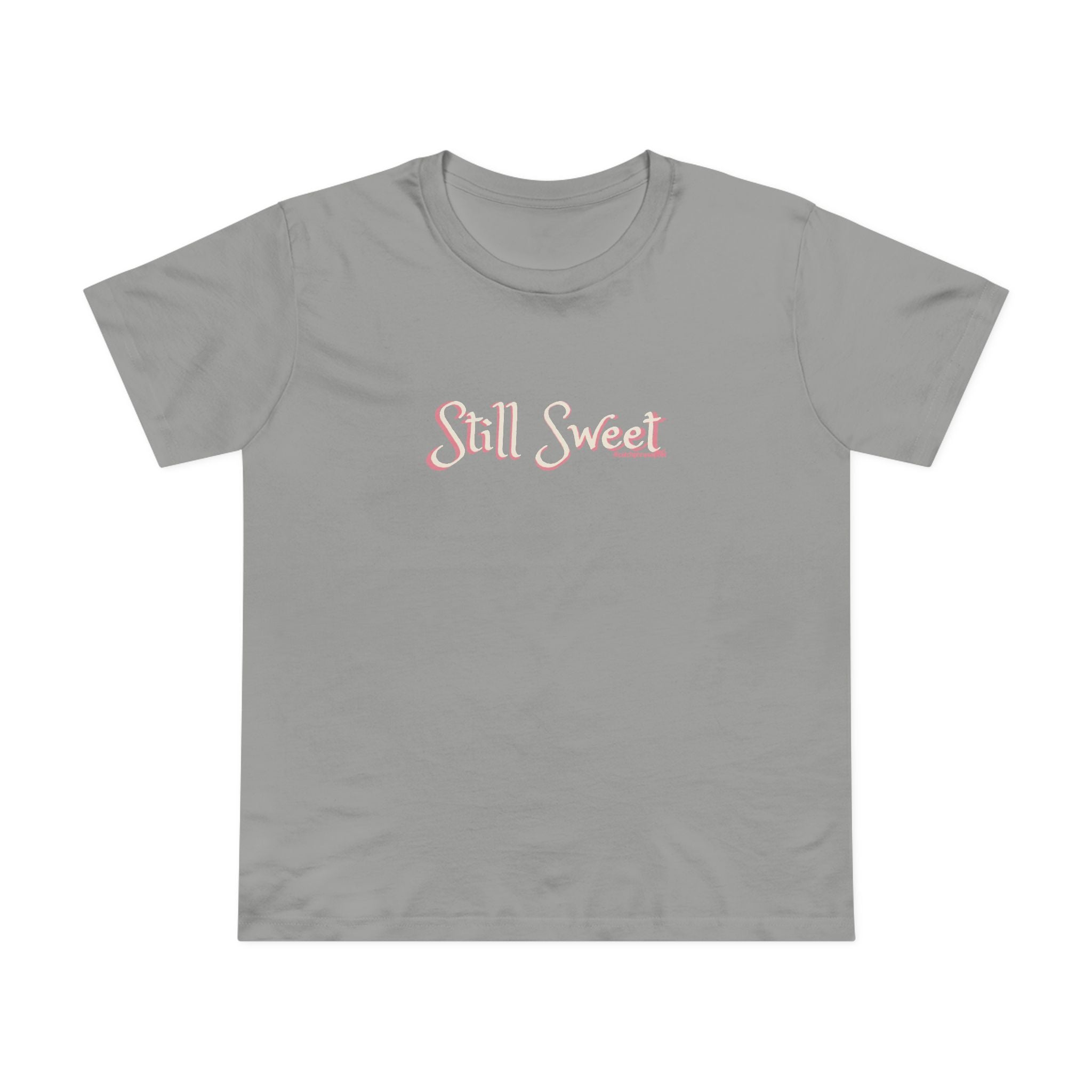 Still Sweet Women's Tee — Retro Script Maple Gray T-Shirt