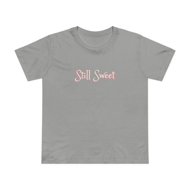Still Sweet Women's Tee — Retro Script Maple Gray T-Shirt