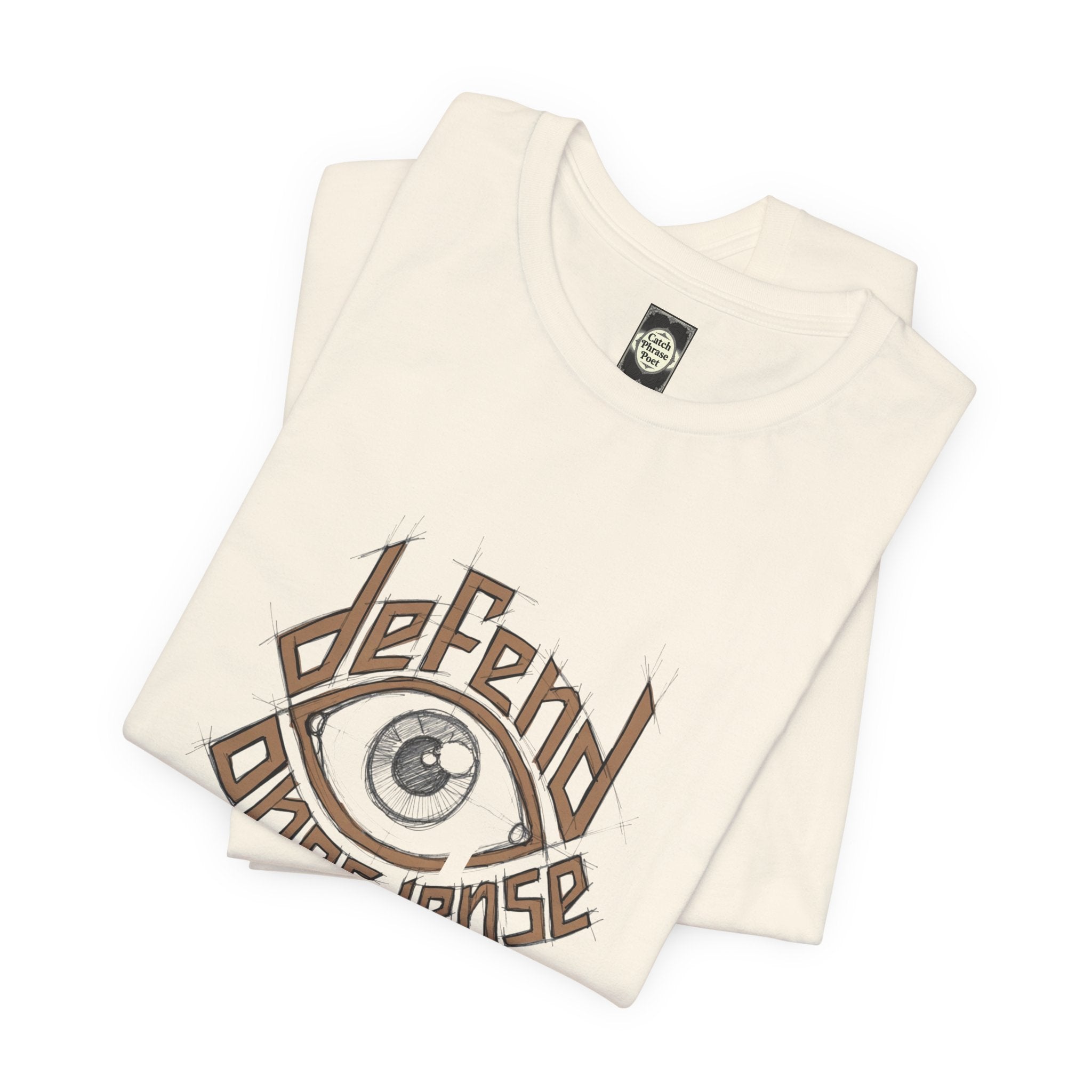 Defend One's Lens Eye Graphic Tee — Vintage-Protective Photography T-Shirt
