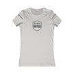 Becoming Unbothered Women's Tee – Minimal Shield Graphic, Empowerment Shirt