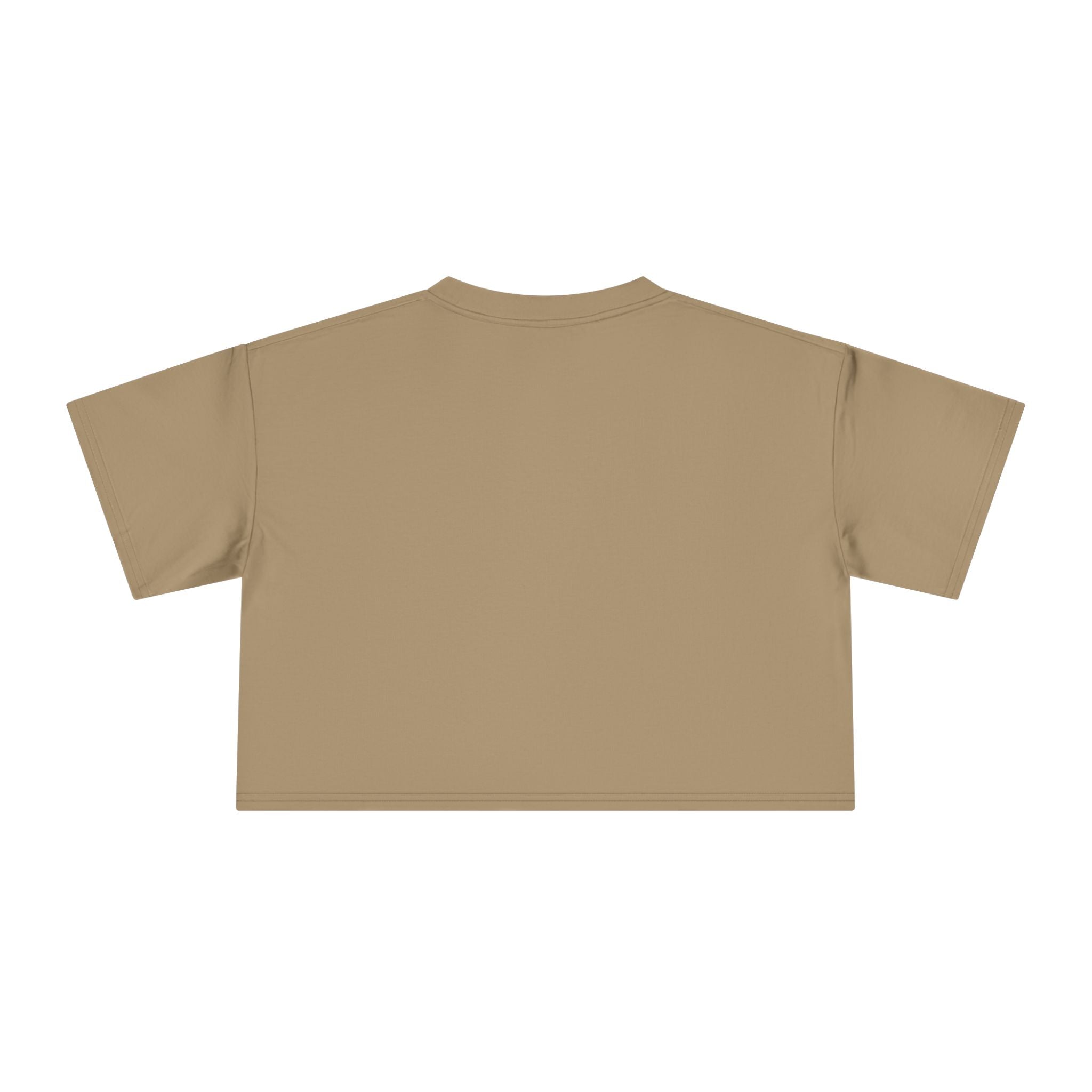 Women’s Crop Tee — Retro Sun Graphic “Here Comes The Sun”
