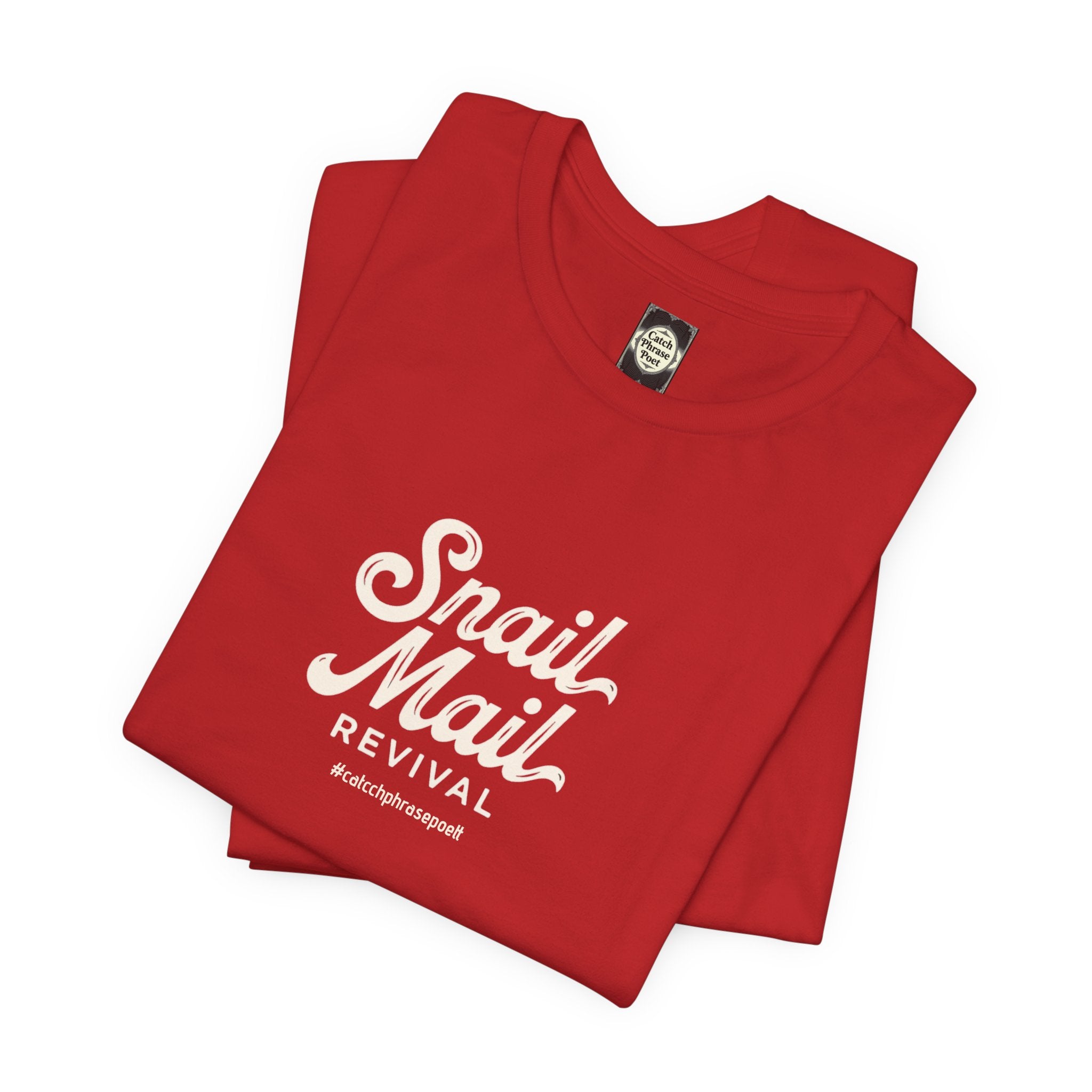 Snail Mail Revival T-Shirt | Retro Script Typography