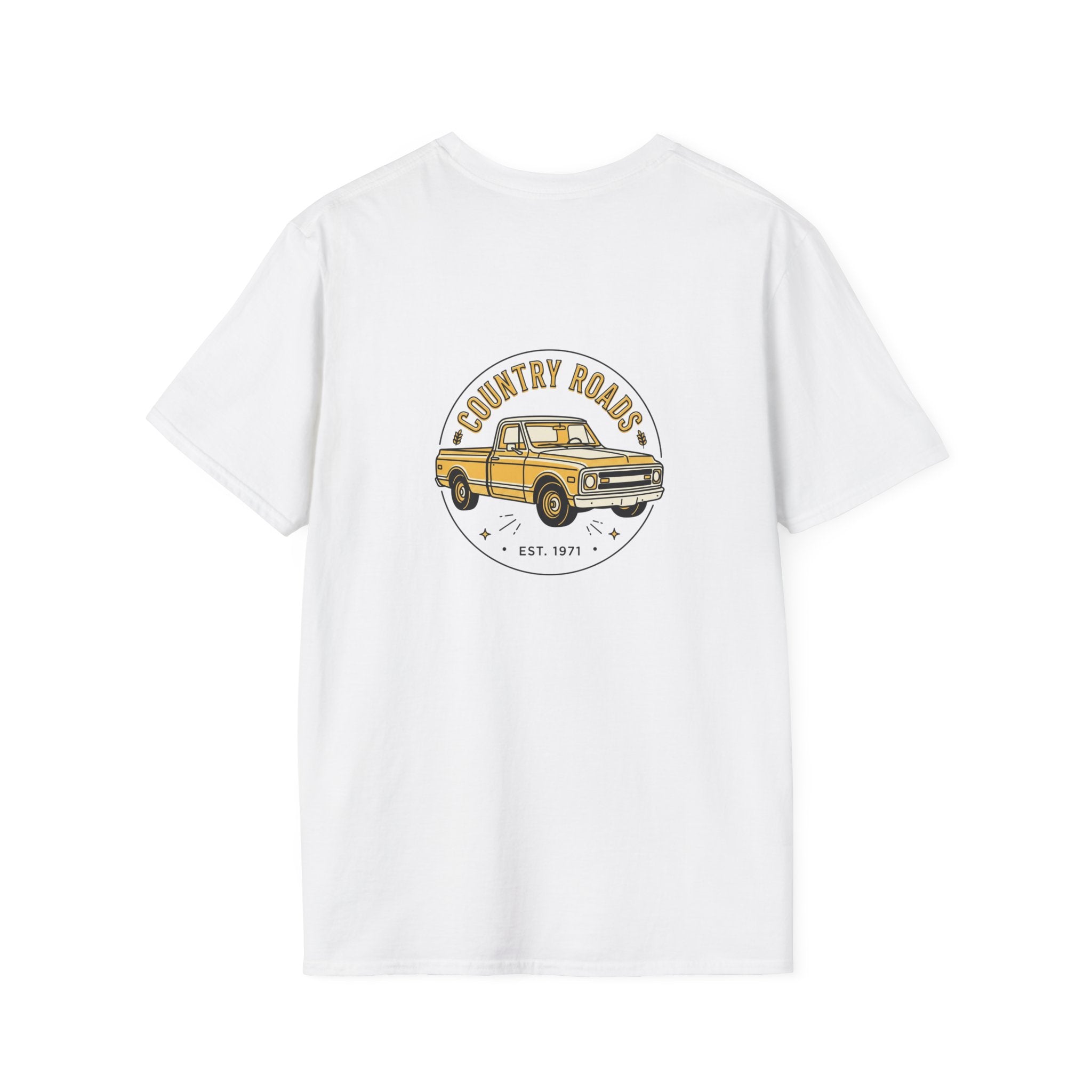 Country Roads Vintage Truck T-Shirt — 'Country Roads' Graphic Tee