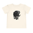 Toddlers' Elephant Tee — Black Silhouette Baby T‑Shirt