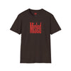 Misled T-Shirt — Bold Red Minimal Graphic Tee