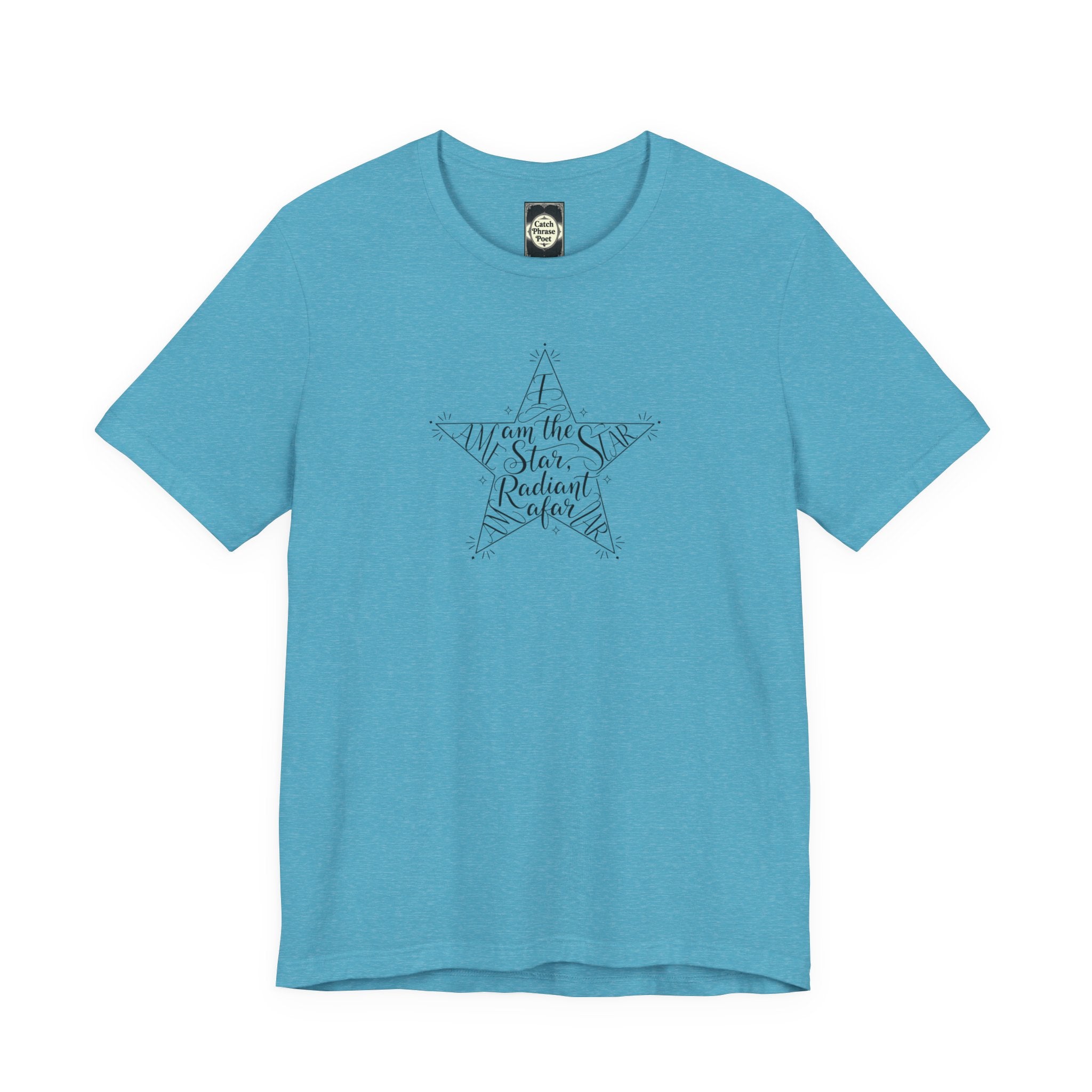Star Radiant Tee — Inspirational Handwritten Star Graphic T-Shirt