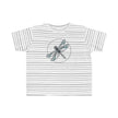 Toddler Striped Tee with Dragonfly Graphic — Kids Nature Shirt