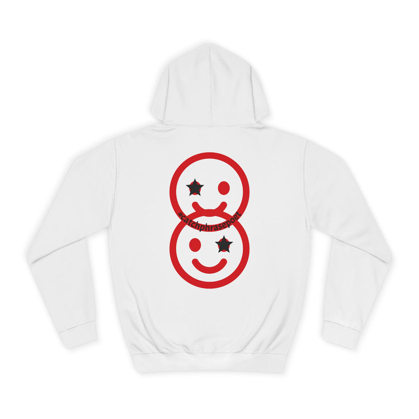 Smiley Duo Hoodie — Playful Star-Eye Graphic Pullover