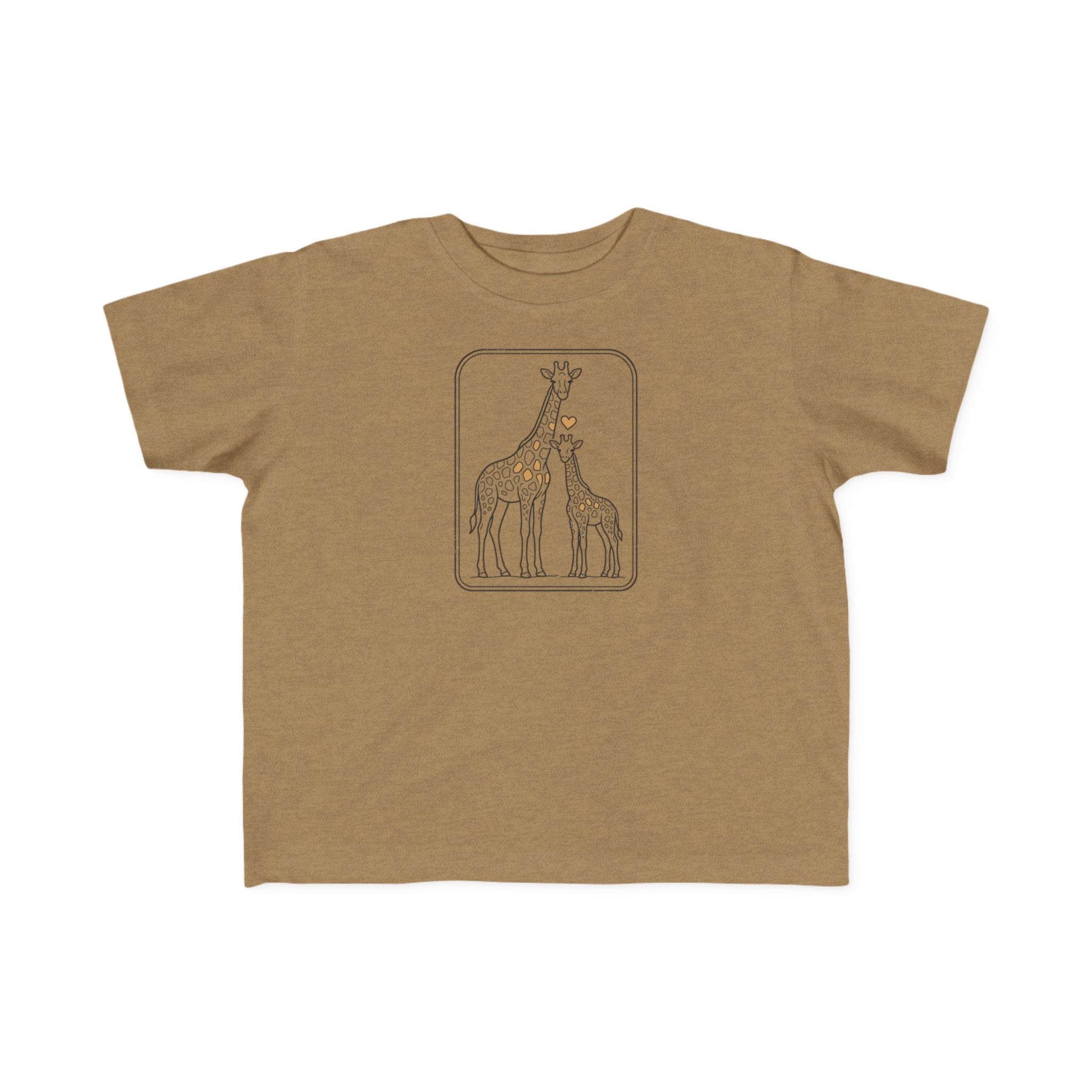 Toddler Giraffe Tee — Cute Safari Animal Graphic Shirt