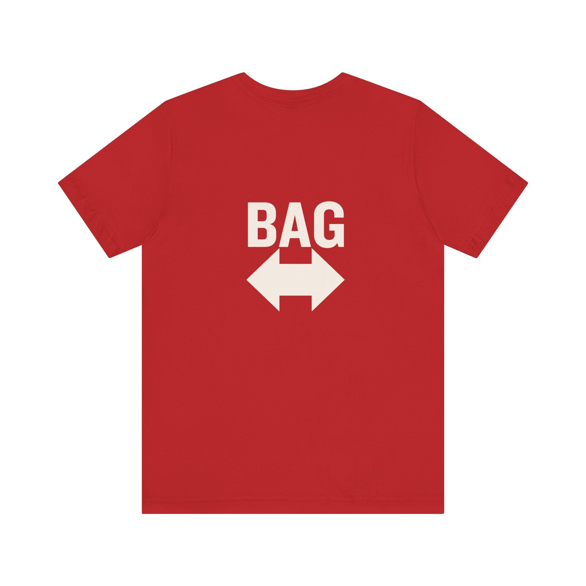 'Get Your Bag — It's Over There' arrow graphic tee