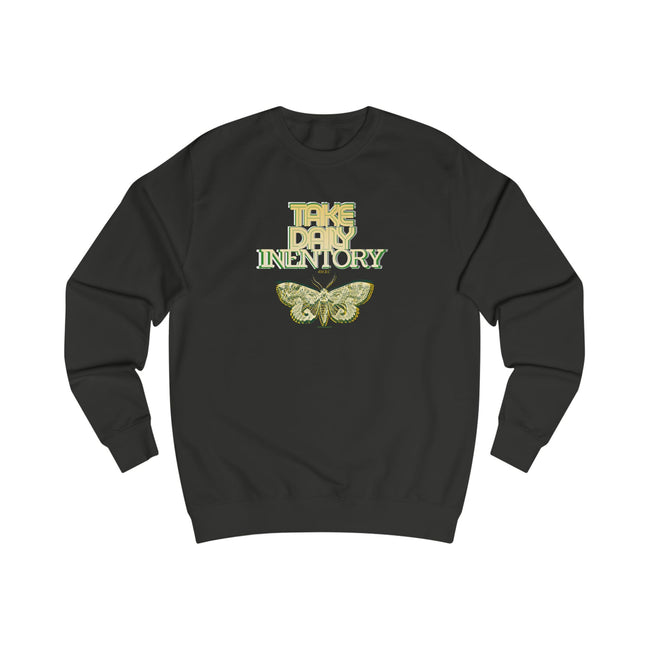 take daily inventory- text design Sweatshirt | 404 BC, internal discussions, reflection