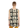Men's Tank Top — Vintage Family Stick Figure Collage All-Over Print