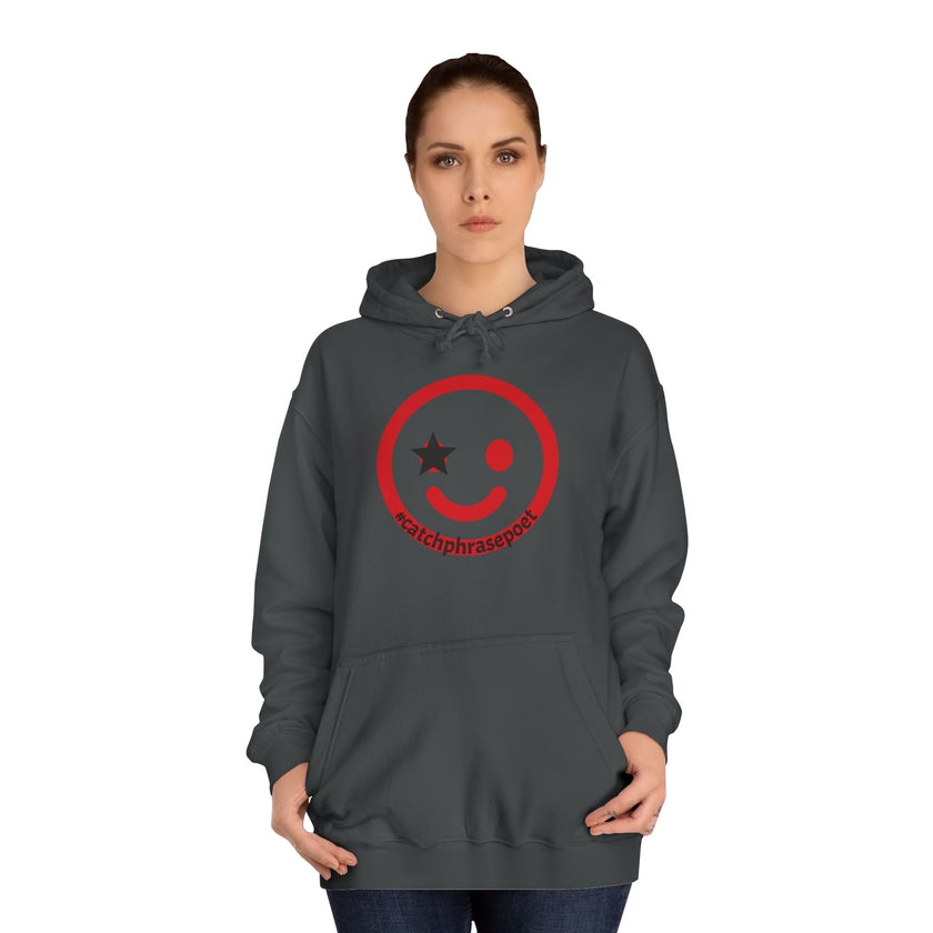 Smiley Duo Hoodie — Playful Star-Eye Graphic Pullover
