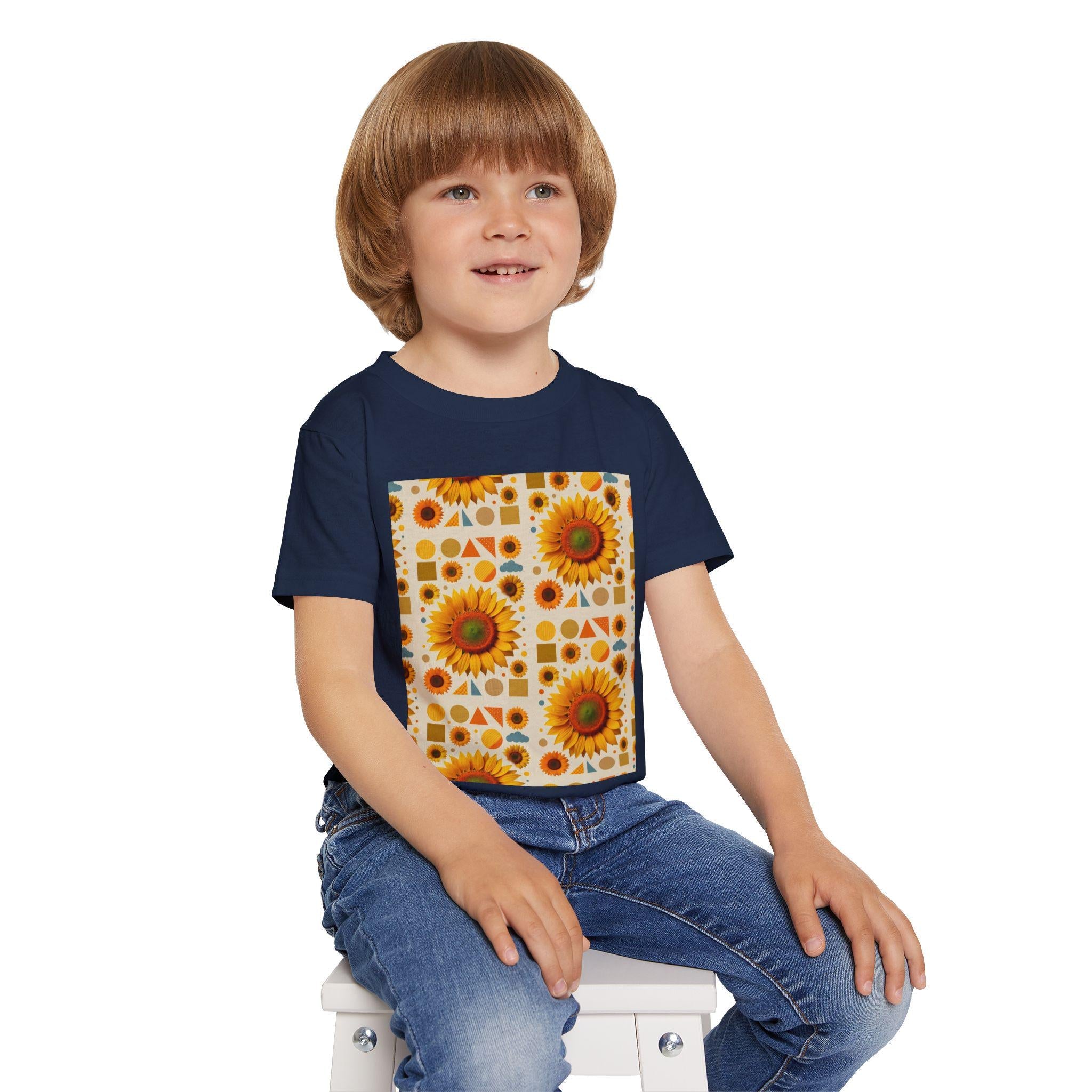 Sunflower Print Toddler T-shirt