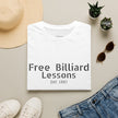 Free Billiard Lessons T-Shirt — Vintage Est. 1997 Pool Shirt