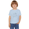 Toddler T-Shirt — Delicate Line Art Rose Kids Tee