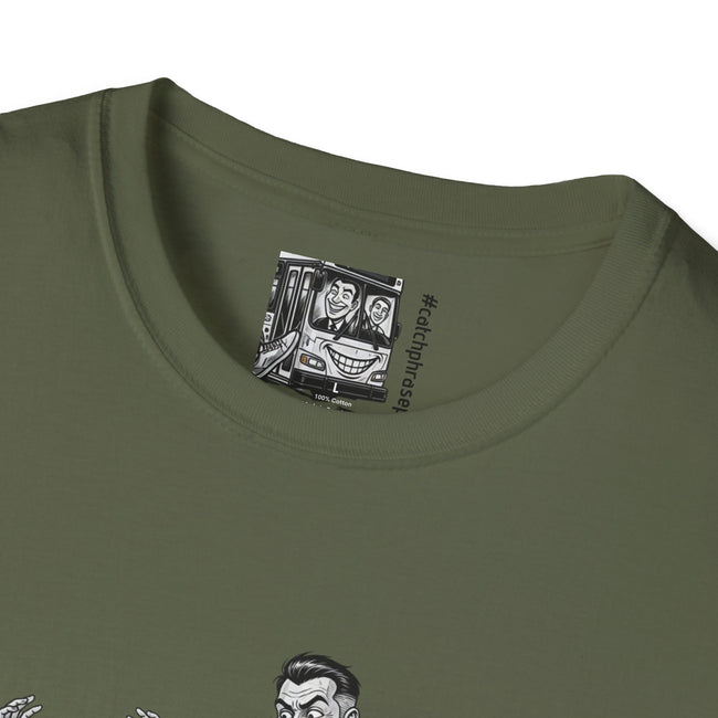Chief Underbus T-Shirt — Vintage Salesman Illustration, 