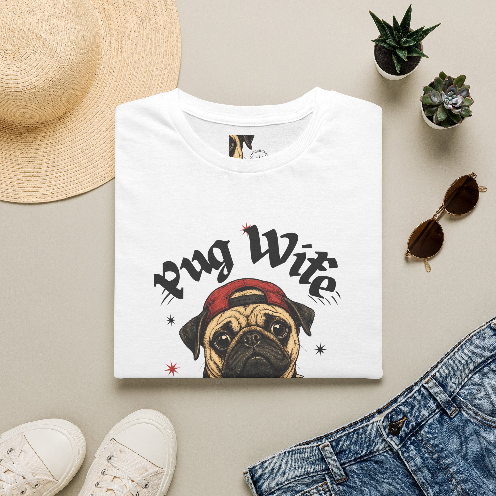 Pug Wife T-Shirt – Cute Pug Graphic Tee for Dog Lovers