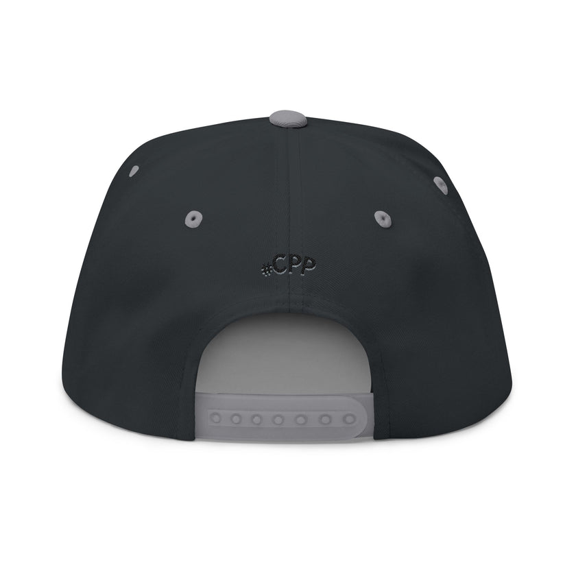 Embroidered 'Subscribe' Red TV Patch Flat Bill Cap