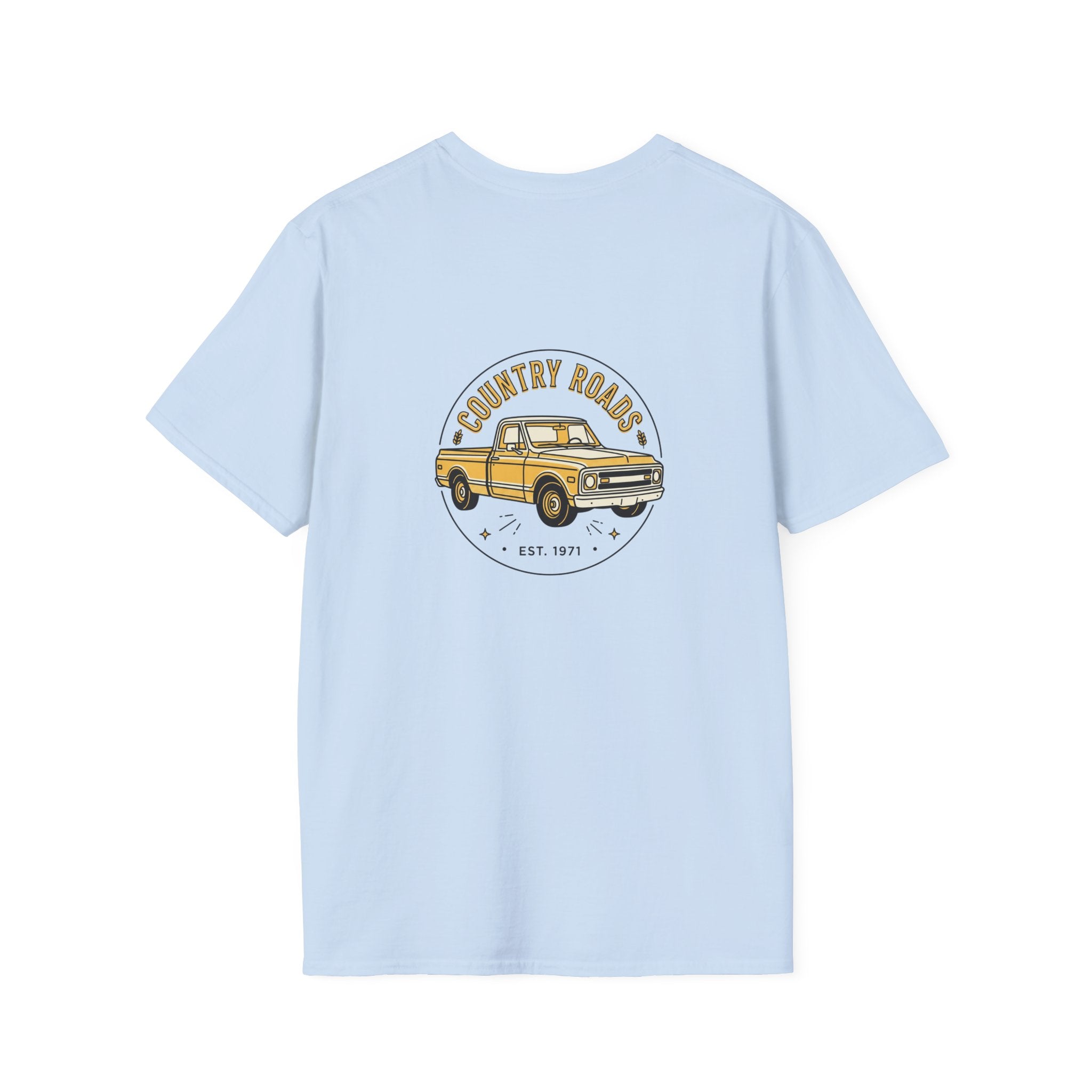 Country Roads Vintage Truck T-Shirt — 'Country Roads' Graphic Tee