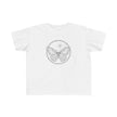 Butterfly Circle Toddler Tee — Cute Monarch Illustration Kids Shirt