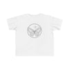 Butterfly Circle Toddler Tee — Cute Monarch Illustration Kids Shirt
