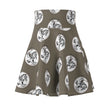 Horse Rider Pattern Skater Skirt — Equestrian Medallion Print