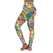Funfetti Sugar Cookie High-Waist Yoga Leggings — Sprinkles Pattern Activewear