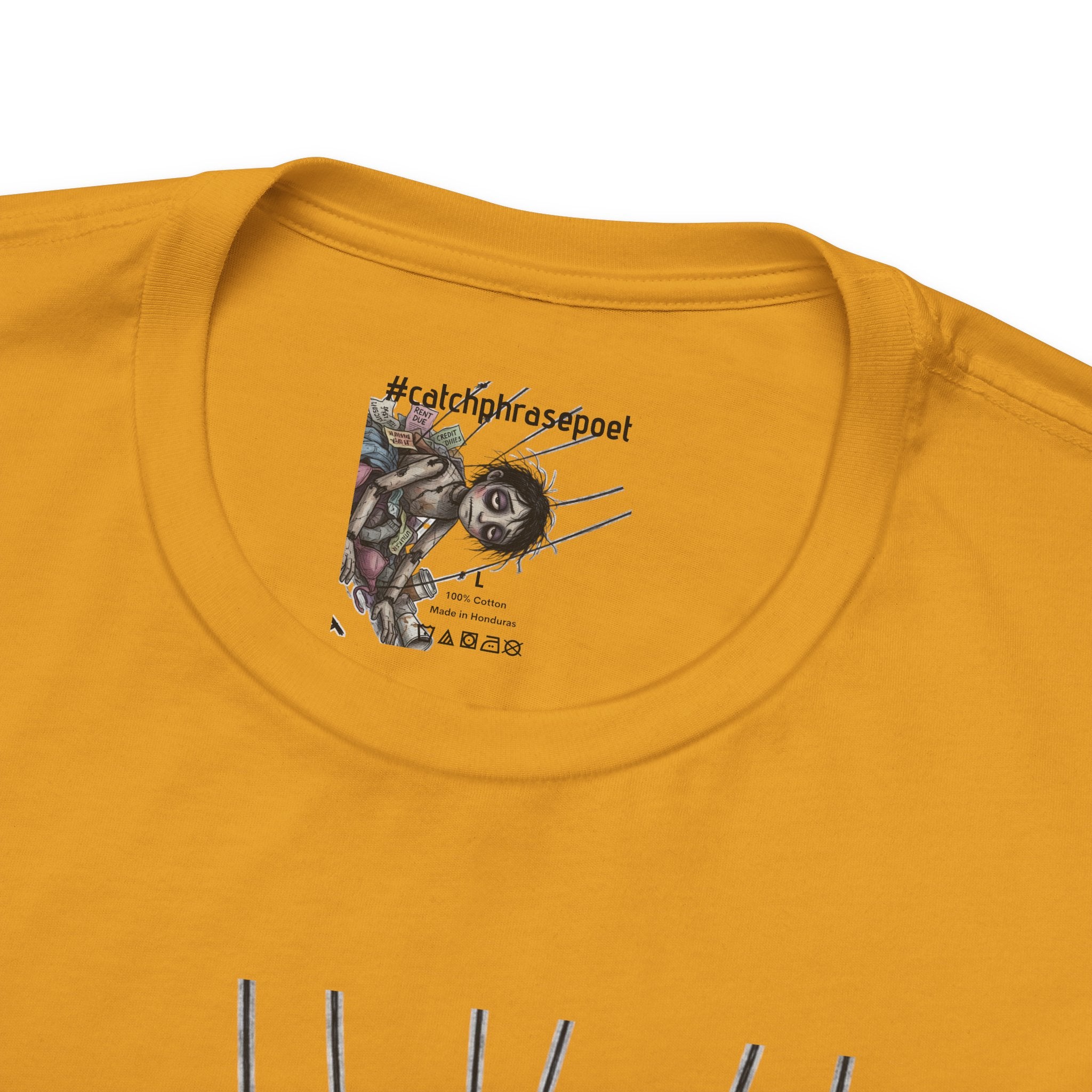 I Hate Adulting T‑Shirt — Cute Creepy Doll Graphic Tee for Adults Who Hate Responsibilities