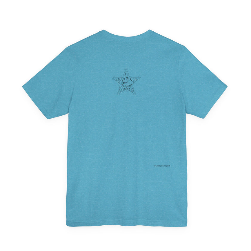 Star Radiant Tee — Inspirational Handwritten Star Graphic T-Shirt