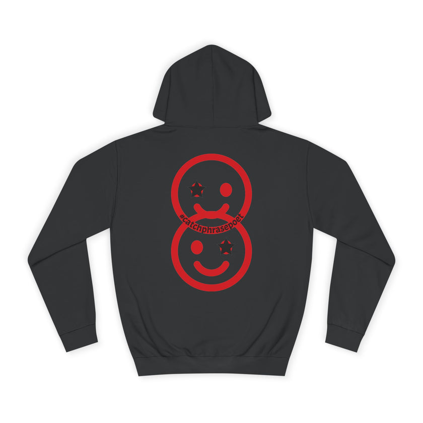 Smiley Duo Hoodie — Playful Star-Eye Graphic Pullover