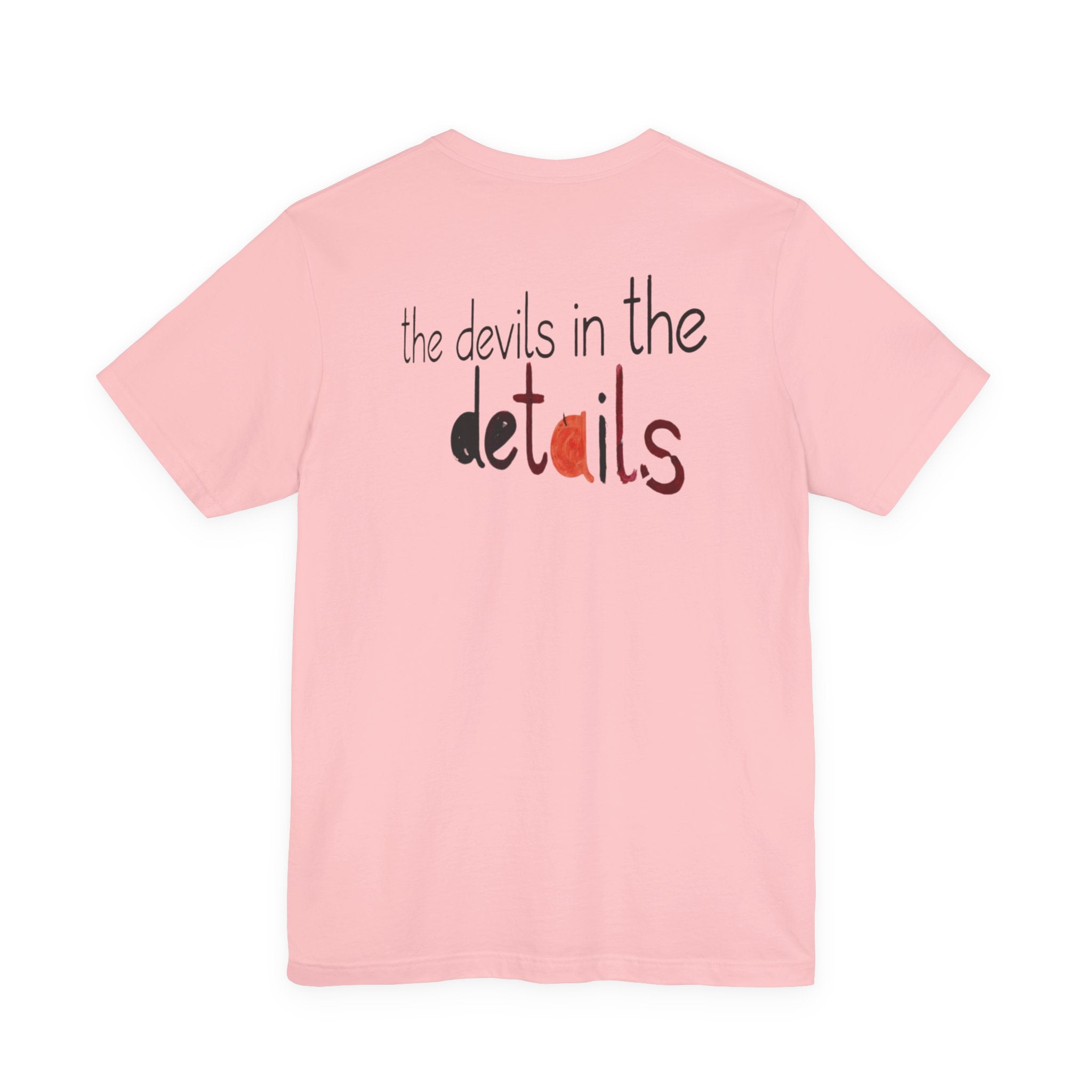 Devil's Details Tee: Minimalist Halloween Style